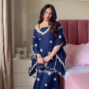 Luxury Purple One-Shoulder Crop Top & Palazzo Co-Ord Set